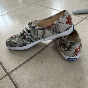 Floral Keds casual shoes, 7.5